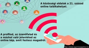 A közössegi oldalak és a kép magadról.