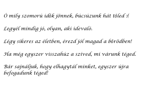 Búcsúzás