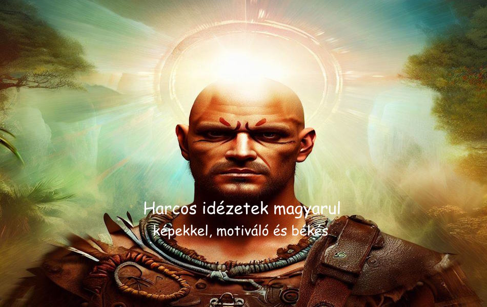 Harcos idézetek magyarul képekkel, motiváló és békés